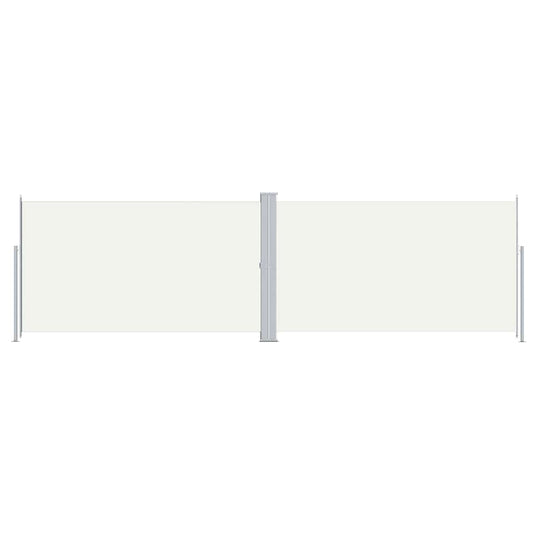 Vidaxl windscherm uittrekbaar 180x600 cm crèmekleurig