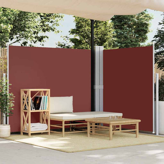 Vidaxl windscherm uittrekbaar 180x600 cm bruin