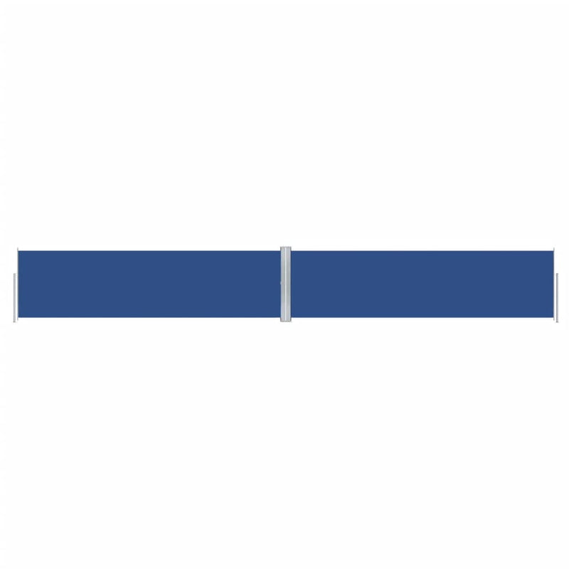 Afbeelding laden in galerijviewer, Vidaxl windscherm uittrekbaar 140x1000 cm blauw

