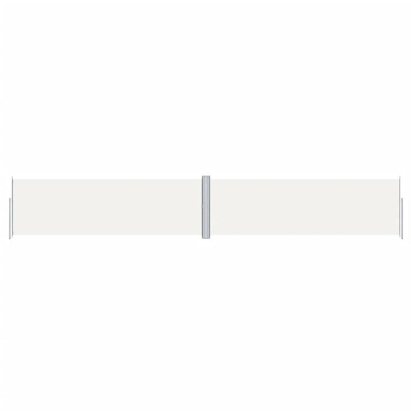 Afbeelding laden in galerijviewer, Vidaxl windscherm uittrekbaar 160x1000 cm crèmekleurig

