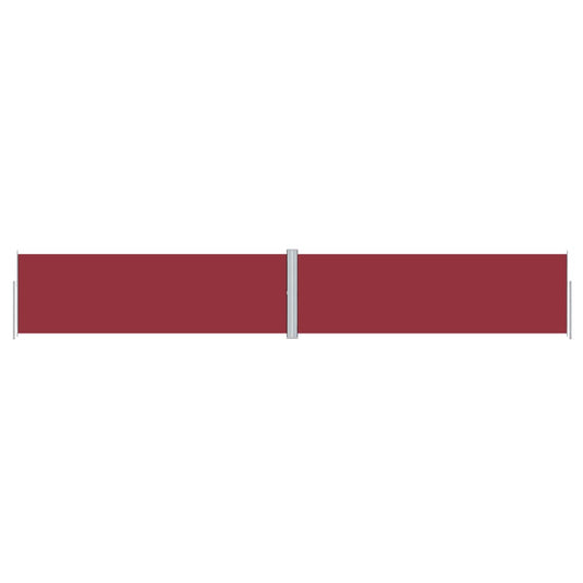 Vidaxl windscherm uittrekbaar 160x1000 cm rood