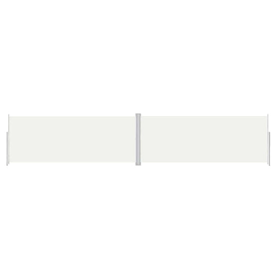Vidaxl windscherm uittrekbaar 200x1000 cm crèmekleurig