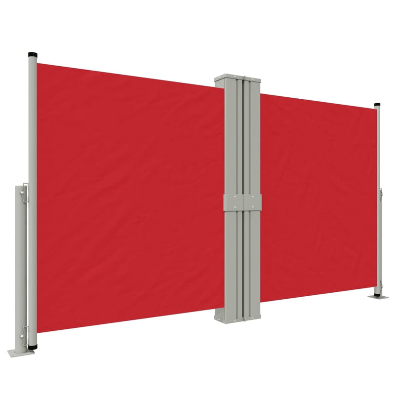 Afbeelding laden in galerijviewer, Vidaxl windscherm uittrekbaar 140x1200 cm rood
