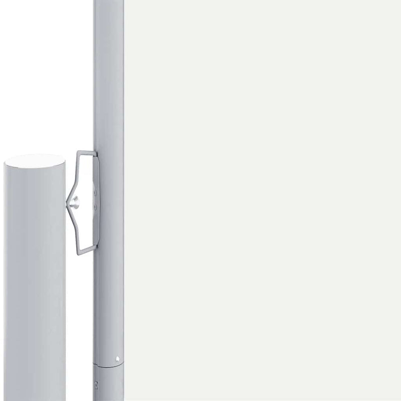 Afbeelding laden in galerijviewer, Vidaxl windscherm uittrekbaar 160x1200 cm crèmekleurig
