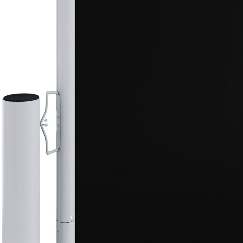Afbeelding laden in galerijviewer, Vidaxl windscherm uittrekbaar 200x1200 cm zwart
