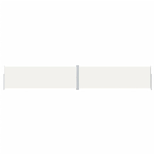 Vidaxl windscherm uittrekbaar 200x1200 cm crèmekleurig