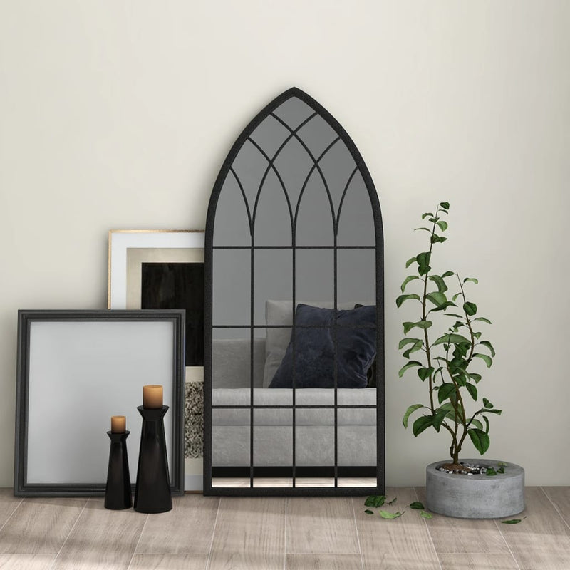Afbeelding laden in galerijviewer, Vidaxl spiegel 100x45 cm ijzer zwart
