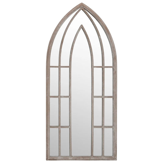 Vidaxl spiegel 70x30 cm ijzer zandkleurig