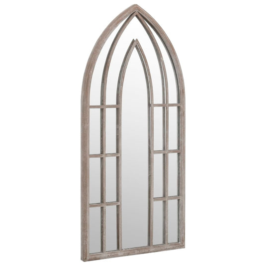 Vidaxl spiegel 70x30 cm ijzer zandkleurig