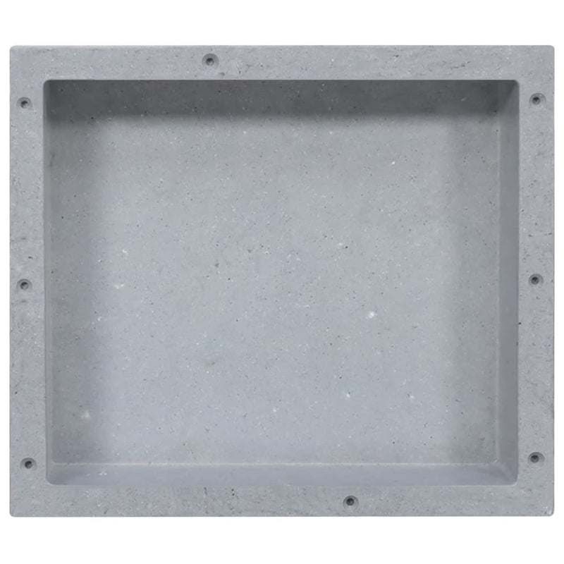 Afbeelding laden in galerijviewer, Vidaxl douchenis 41x36x10 cm matgrijs
