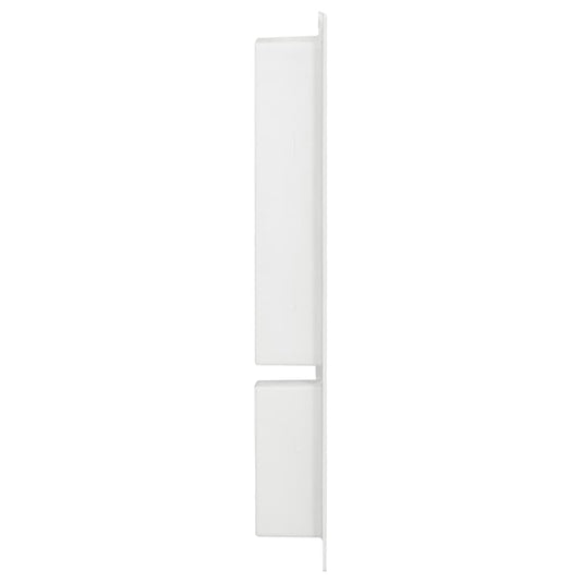 Vidaxl douchenis met 2 vakken 41x69x9 cm hoogglans wit