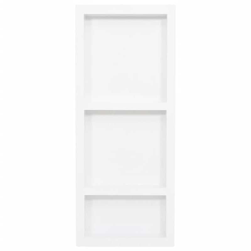 Afbeelding laden in galerijviewer, Vidaxl douchenis met 3 vakken 41x99x9 cm hoogglans wit
