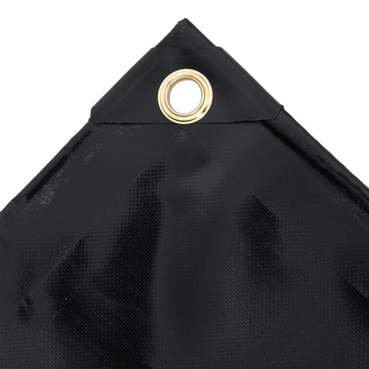Vidaxl dekzeil 650 g m² 3x4 m zwart