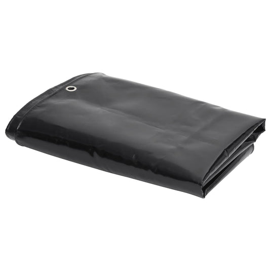 Vidaxl dekzeil 650 g m² 3x5 m zwart