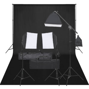 Vidaxl fotostudioset met verlichtingsset en achtergrond