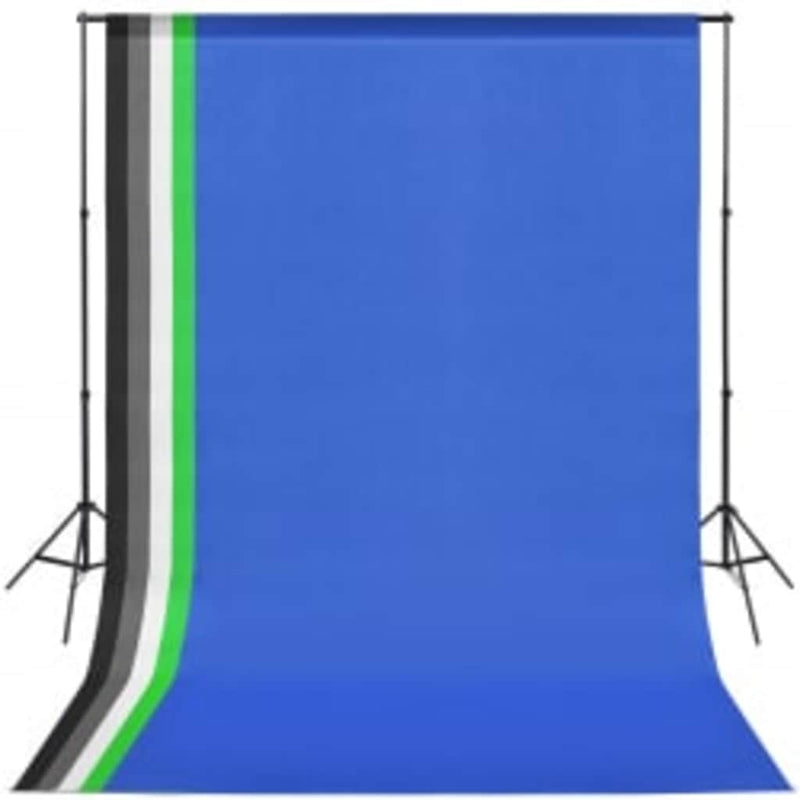 Afbeelding laden in galerijviewer, Vidaxl fotostudioset met verlichtingsset en achtergrond
