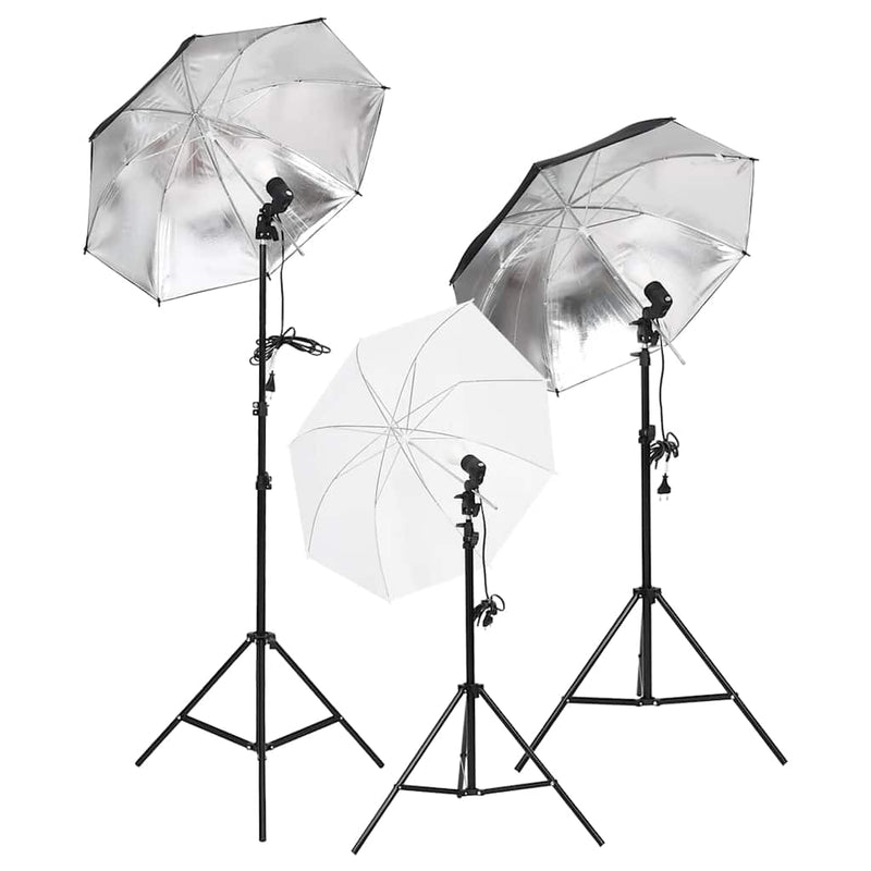 Afbeelding laden in galerijviewer, Vidaxl fotostudioset met verlichtingsset, achtergrond en reflector
