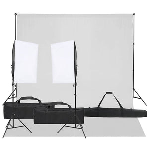 Vidaxl fotostudioset met verlichtingsset en achtergrond