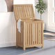 Vidaxl wasmand 50x35x60 cm massief teakhout