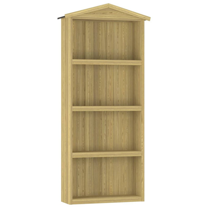 Afbeelding laden in galerijviewer, VidaXL Tuinschuur 87x33x222 cm geïmpregneerd grenenhout
