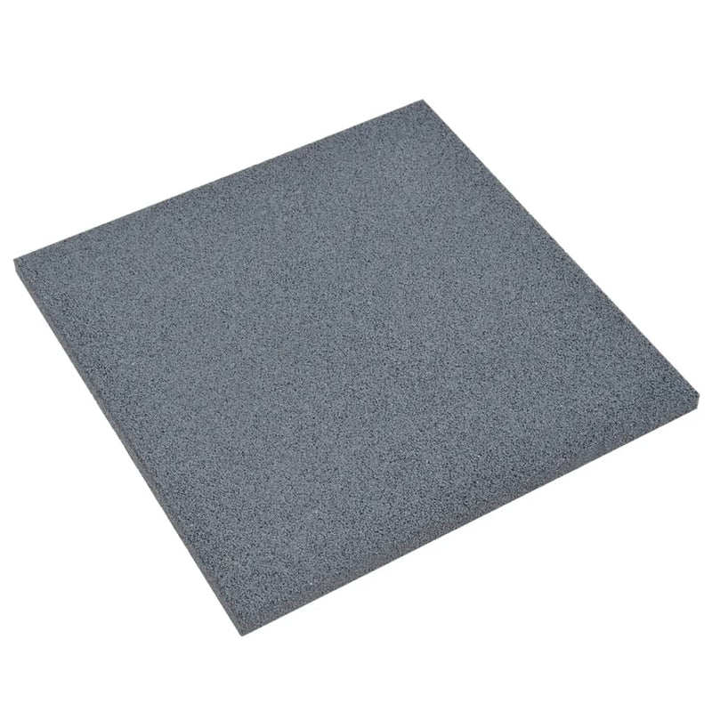 Afbeelding laden in galerijviewer, VidaXL Valtegels 18 st 50x50x3 cm rubber grijs
