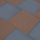 VidaXL Valtegels 18 st 50x50x3 cm rubber grijs