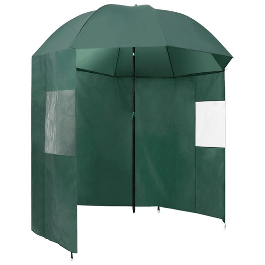 Vidaxl visparaplu 220x193 cm groen