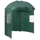 Vidaxl visparaplu 220x193 cm groen