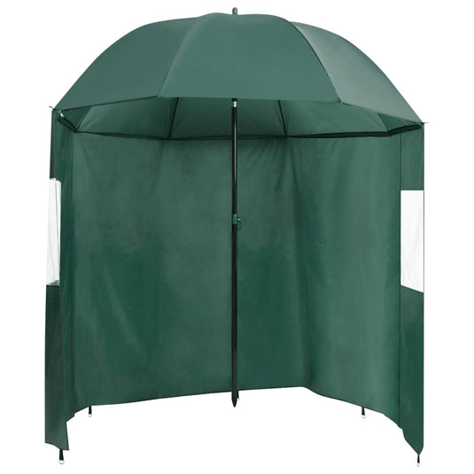 Vidaxl visparaplu 220x193 cm groen