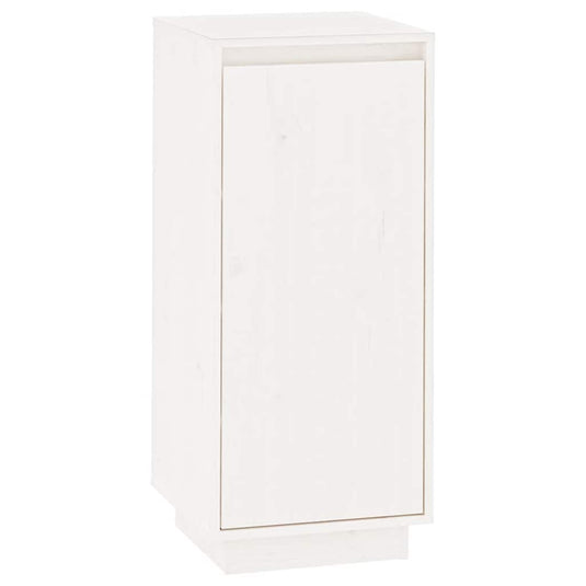 Vidaxl schoenenkast 35x35x80 cm massief grenenhout wit