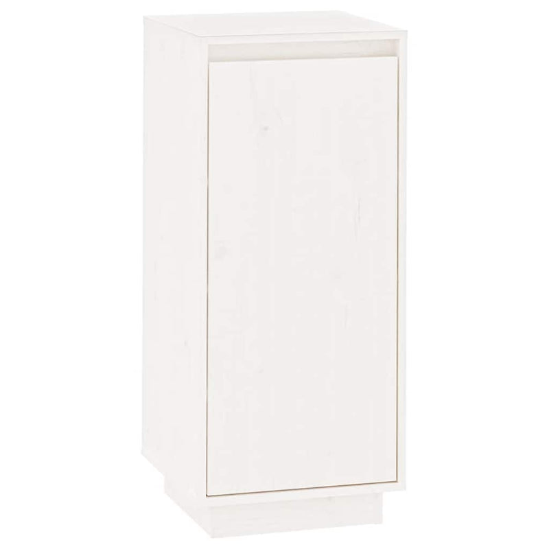 Afbeelding laden in galerijviewer, Vidaxl schoenenkast 35x35x80 cm massief grenenhout wit
