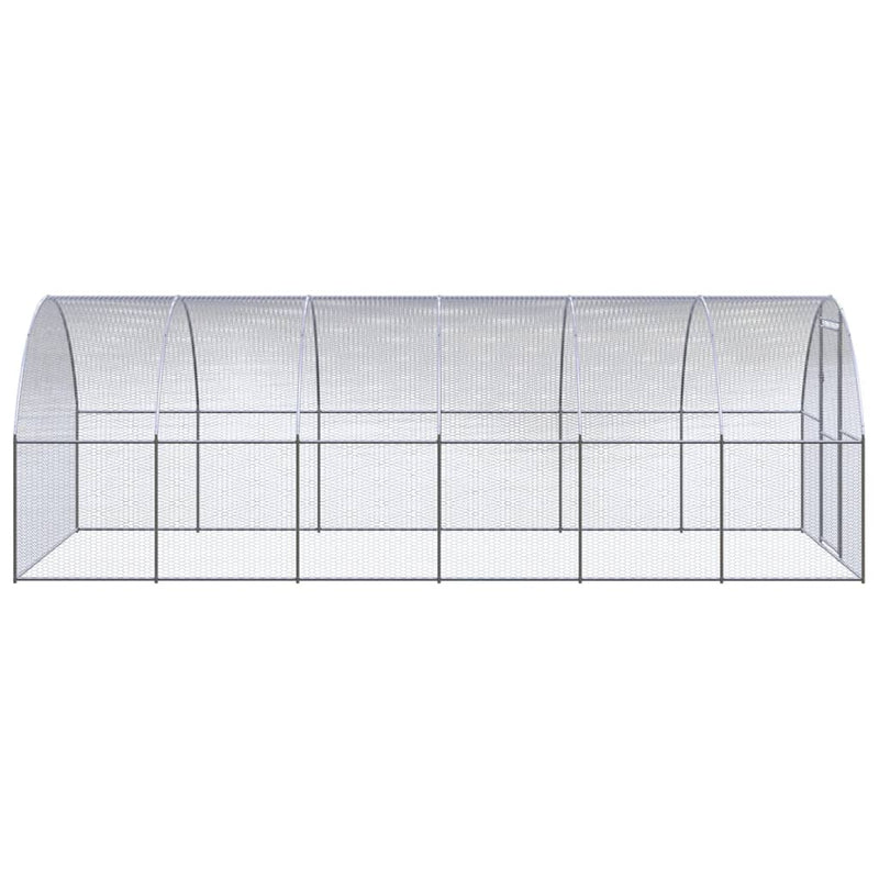 Afbeelding laden in galerijviewer, VidaXL Kippenren 3x6x2 m gegalvaniseerd staal
