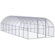 VidaXL Kippenren 3x8x2 m gegalvaniseerd staal
