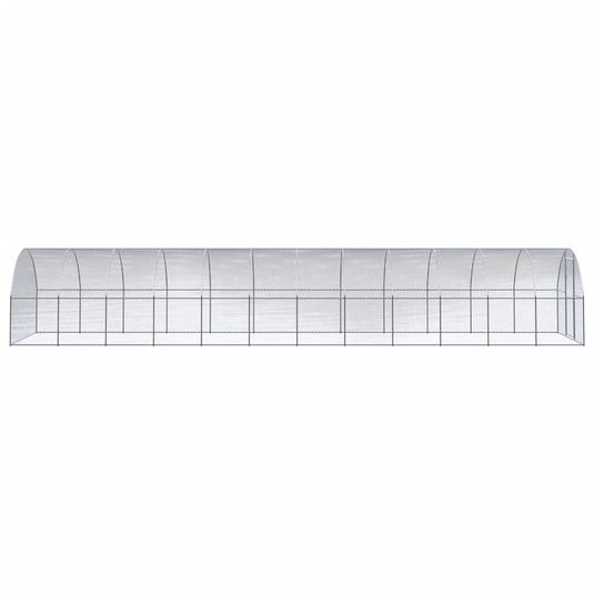 VidaXL Kippenren 3x12x2 m gegalvaniseerd staal