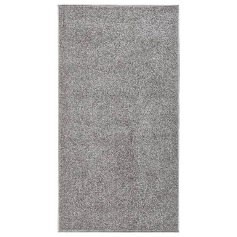Afbeelding laden in galerijviewer, Vidaxl vloerkleed kortpolig 80x150 cm grijs
