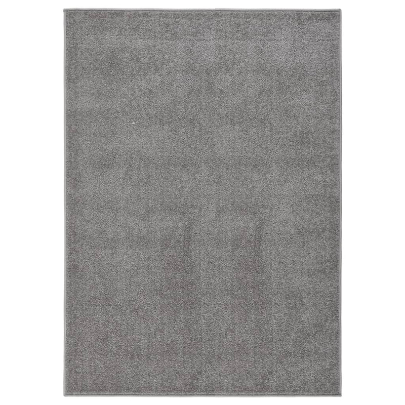 Afbeelding laden in galerijviewer, Vidaxl vloerkleed kortpolig 140x200 cm grijs
