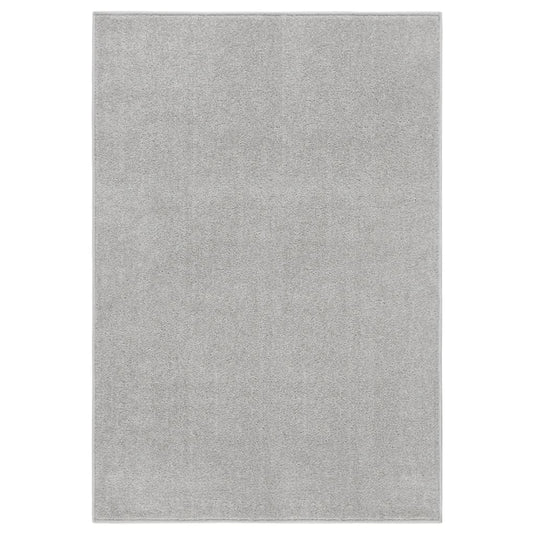 VidaXL Vloerkleed kortpolig 200x290 cm lichtgrijs