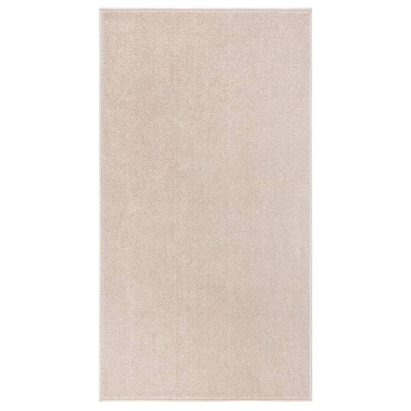 Afbeelding laden in galerijviewer, Vidaxl vloerkleed kortpolig 80x150 cm donkerbeige
