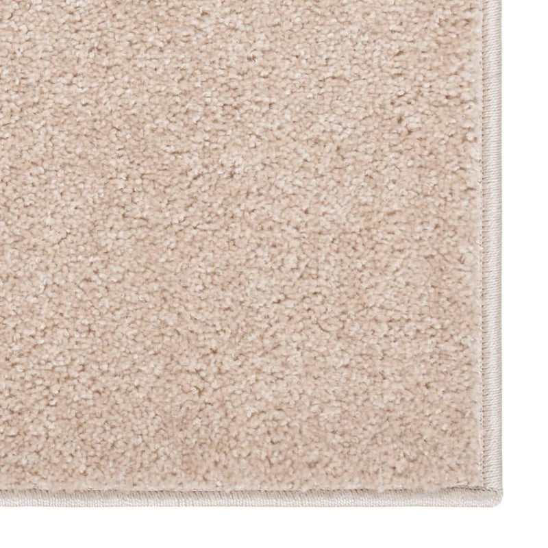 Afbeelding laden in galerijviewer, Vidaxl vloerkleed kortpolig 80x150 cm donkerbeige
