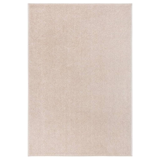 Vidaxl vloerkleed kortpolig 160x230 cm donkerbeige