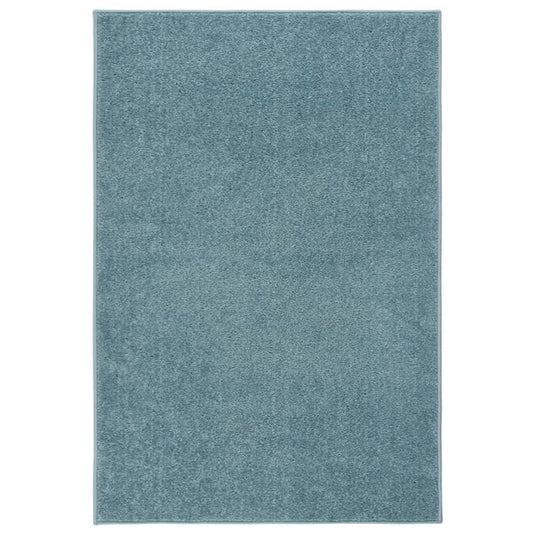 VidaXL Vloerkleed kortpolig 200x290 cm blauw