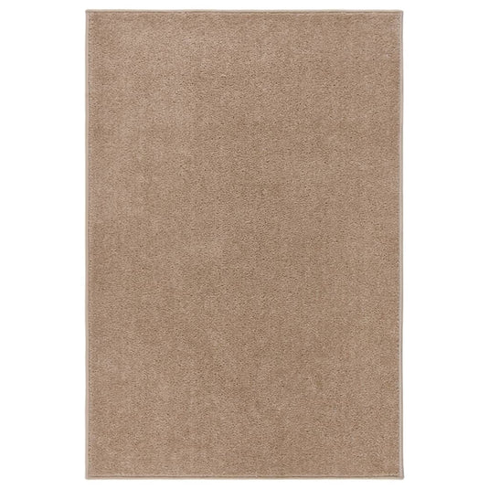 VidaXL Vloerkleed kortpolig 200x290 cm bruin