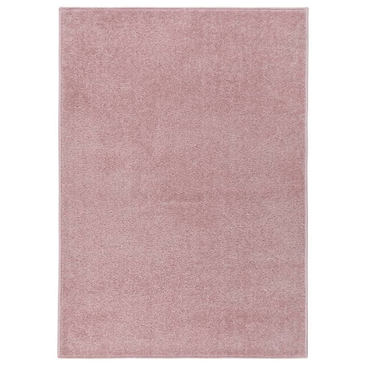 Vidaxl vloerkleed kortpolig 240x340 cm roze