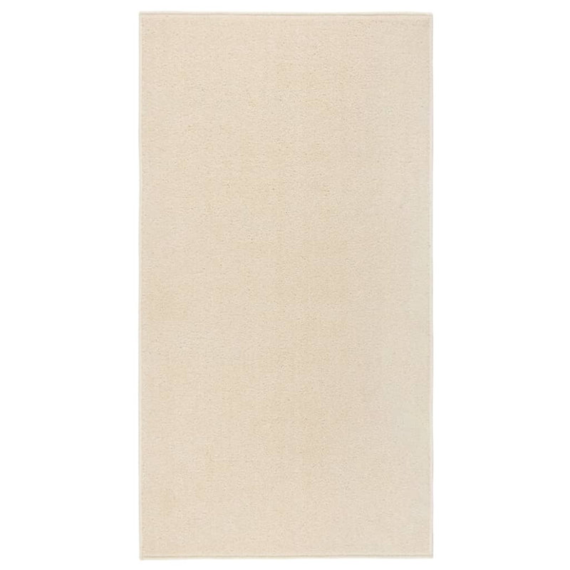 Afbeelding laden in galerijviewer, VidaXL Vloerkleed kortpolig 80x150 cm crèmekleurig
