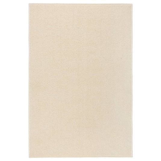 VidaXL Vloerkleed kortpolig 200x290 cm crèmekleurig