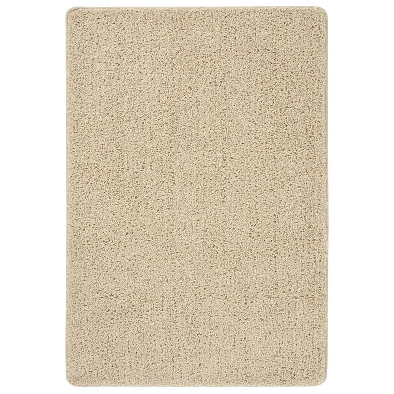 Afbeelding laden in galerijviewer, Vidaxl vloerkleed shaggy anti-slip 120x170 cm crèmekleurig
