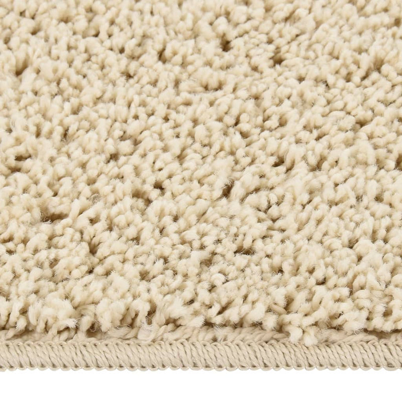 Afbeelding laden in galerijviewer, Vidaxl vloerkleed shaggy anti-slip 120x170 cm crèmekleurig
