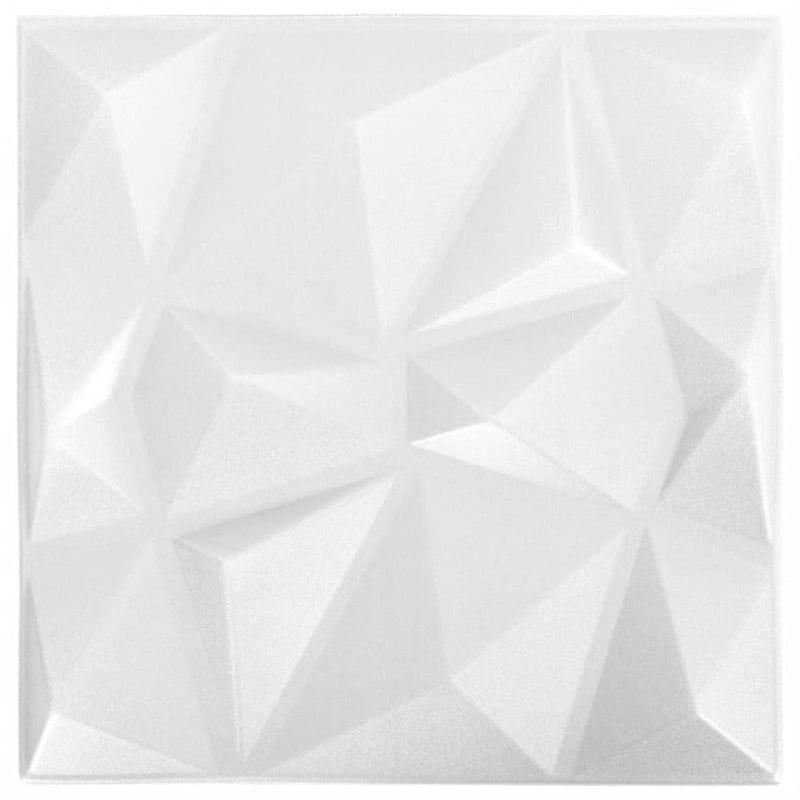 Afbeelding laden in galerijviewer, Vidaxl 24 st wandpanelen 3d 6 m² 50x50 cm diamantwit
