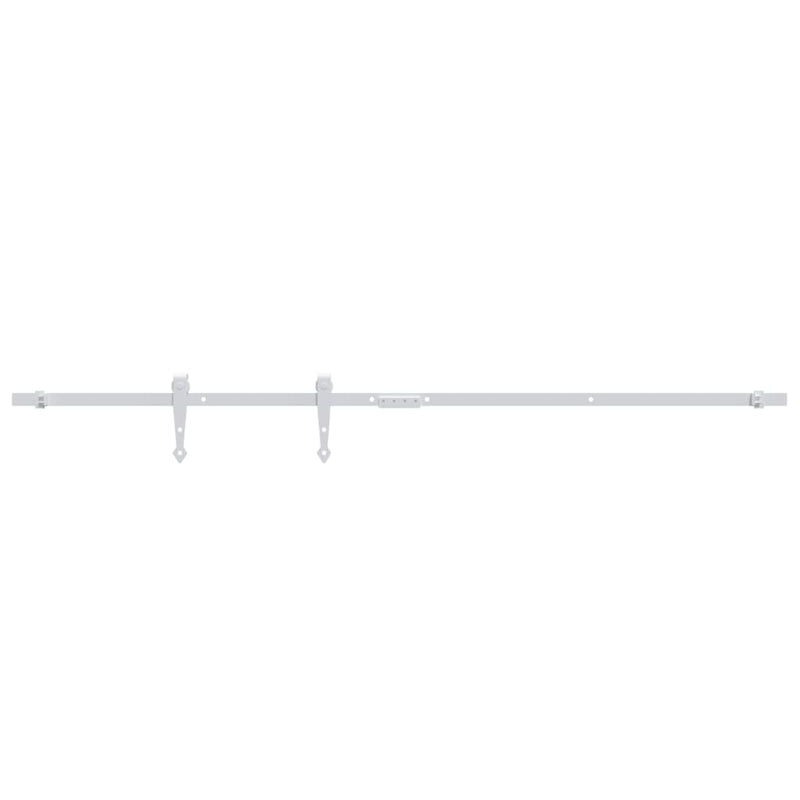 Afbeelding laden in galerijviewer, Vidaxl ophangset voor minischuifdeur 122 cm koolstofstaal wit
