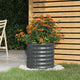 Vidaxl plantenbak 40x40x36 cm gegalvaniseerd staal antracietkleurig